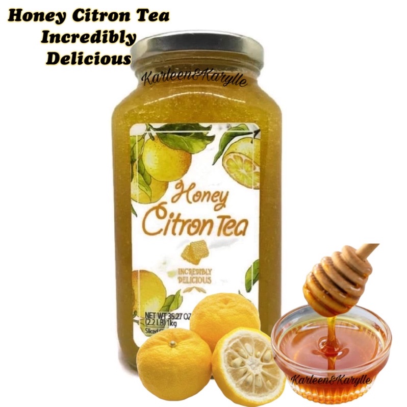 Honey Citron Tea, Honey Citron & Ginger Tea serve with Hot and Cold Water 1kg presyo ₱415