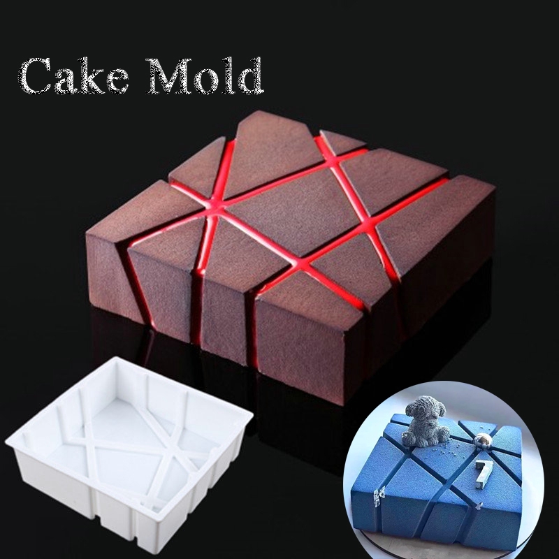 [READY STOCK]Square Silicone Cake Mold Mousse Cheese Cake Silicone Mold