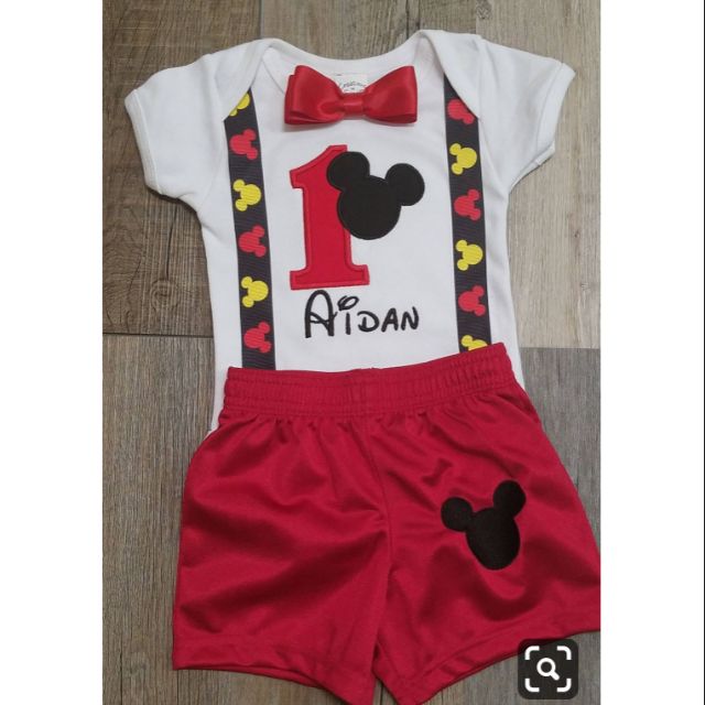 one year old mickey mouse outfit