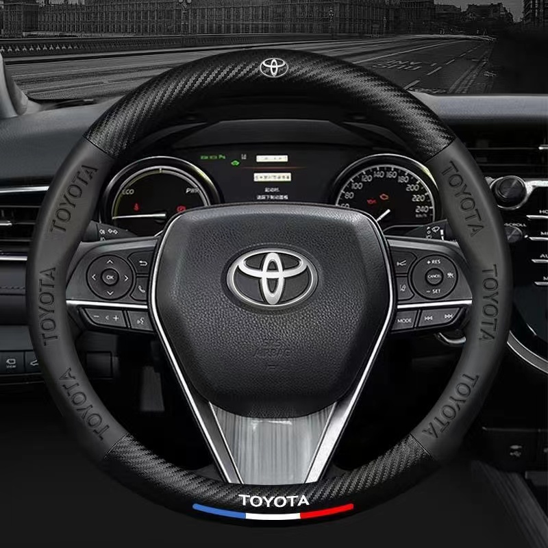 Toyota vios steering wheel cover leather toyota Vios Wigo lnnova rav4