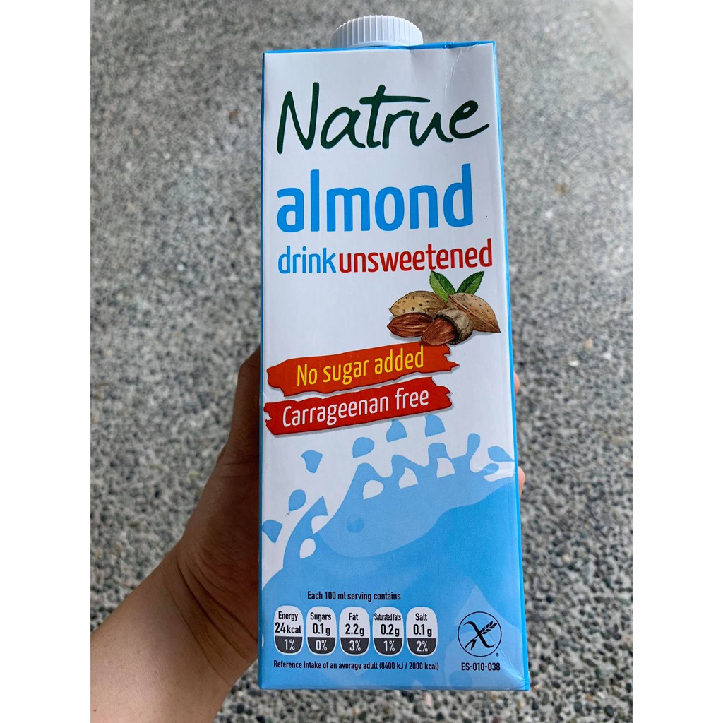 Natrue Almond Milk Drink | Unsweetened | 1L | sugar free | Keto low