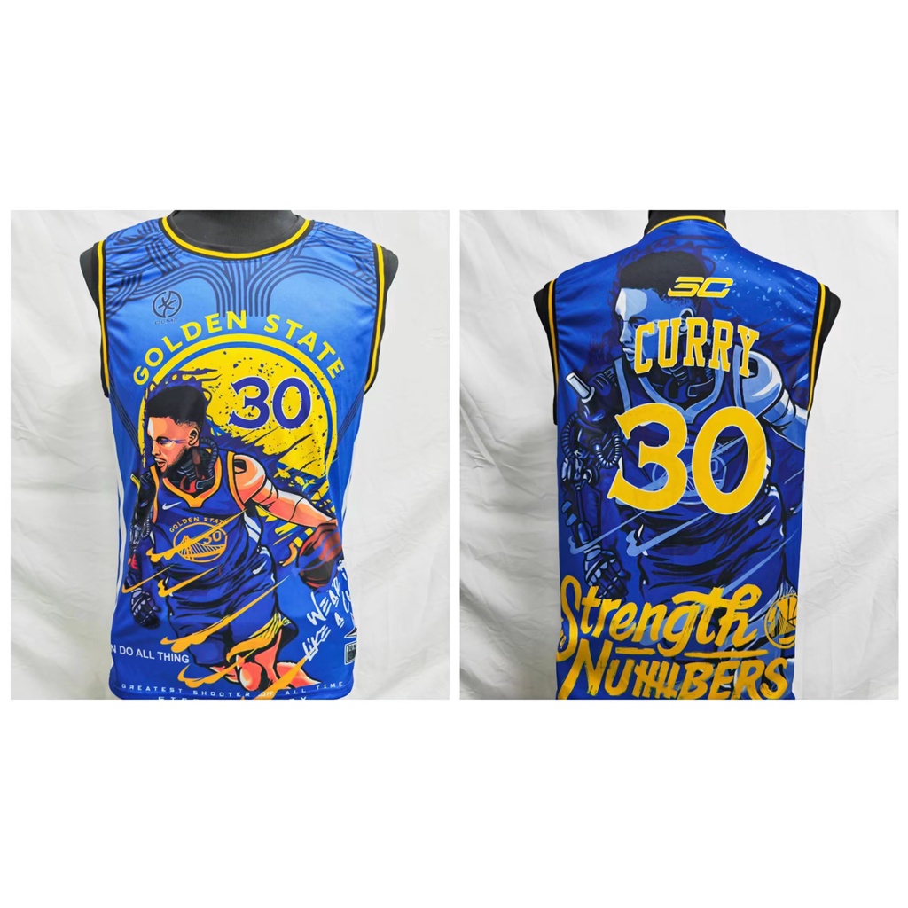 Stephen curry Golden State Warriors jersey for men/women Shopee