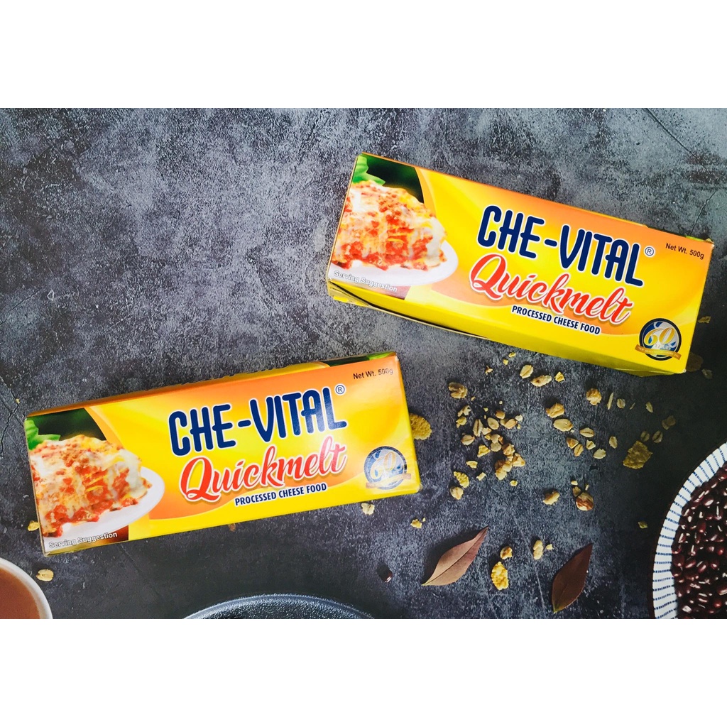 CheVital Che Vital Quickmelt Cheese Food 500 grams ( For Keto/Low Carb