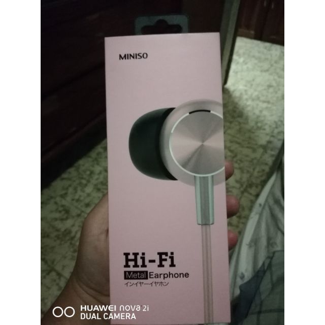 Miniso Hi-Fi Metal In Ear Earphone | Shopee Philippines