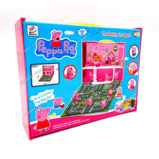 peppa pig garage playset