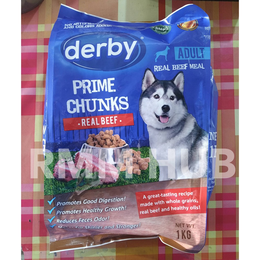 Derby Adult Dog Food 1KG [DERBY] Real Beef Shopee Philippines