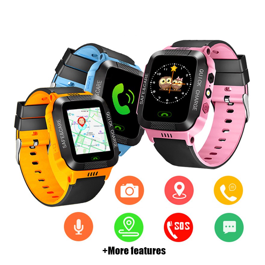 children touch watch