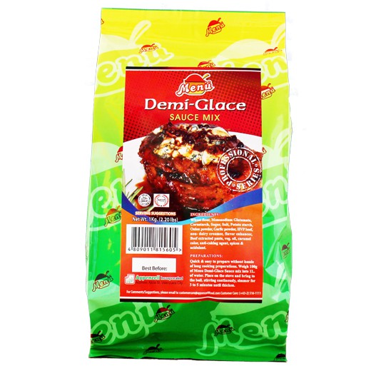 Menu DemiGlace Sauce Mix 1kg Shopee Philippines