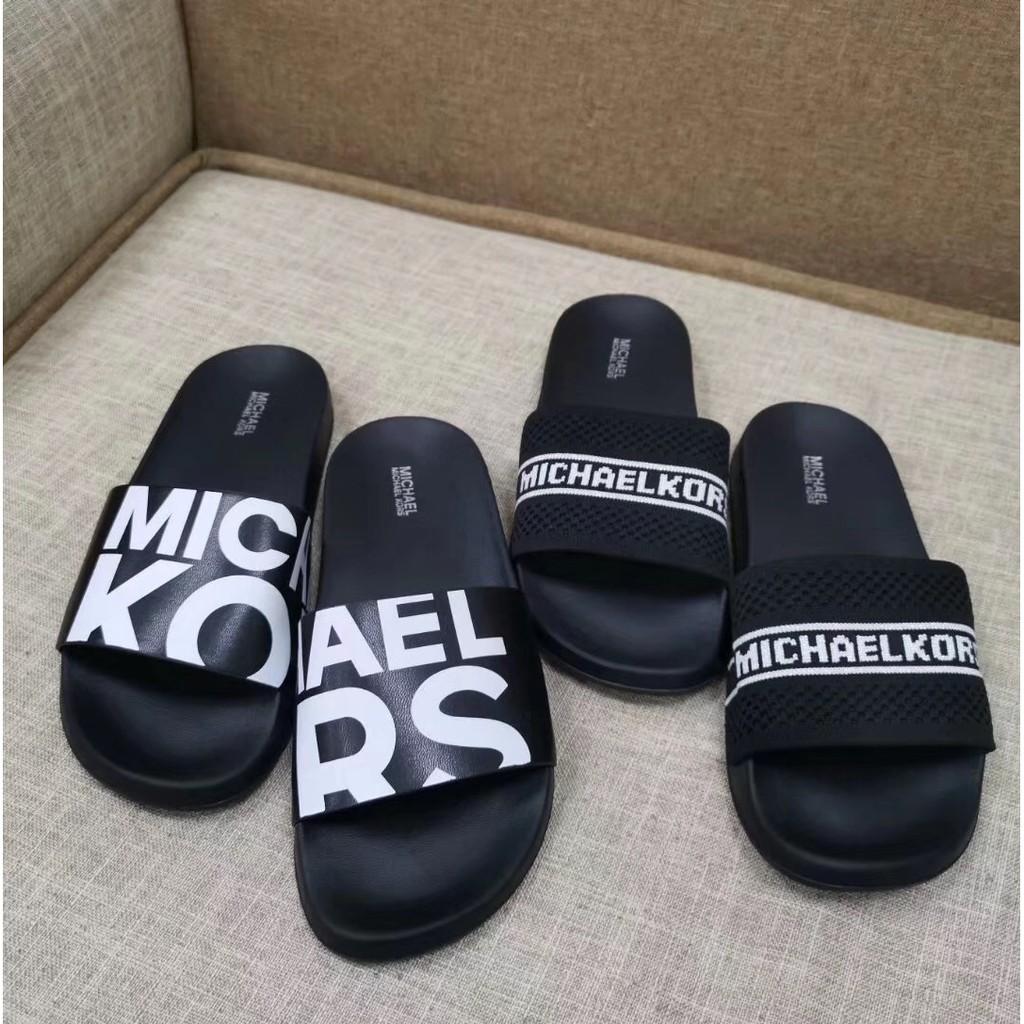 mk slide slippers