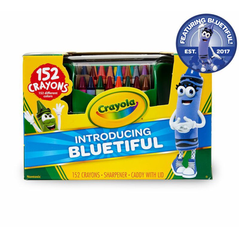 CRAYOLA Ultimate Crayon Collection Featuring Bluetiful Colors, 152