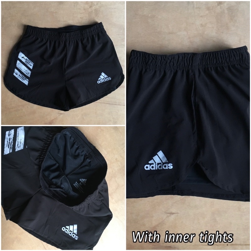 adidas shorts with inner tights