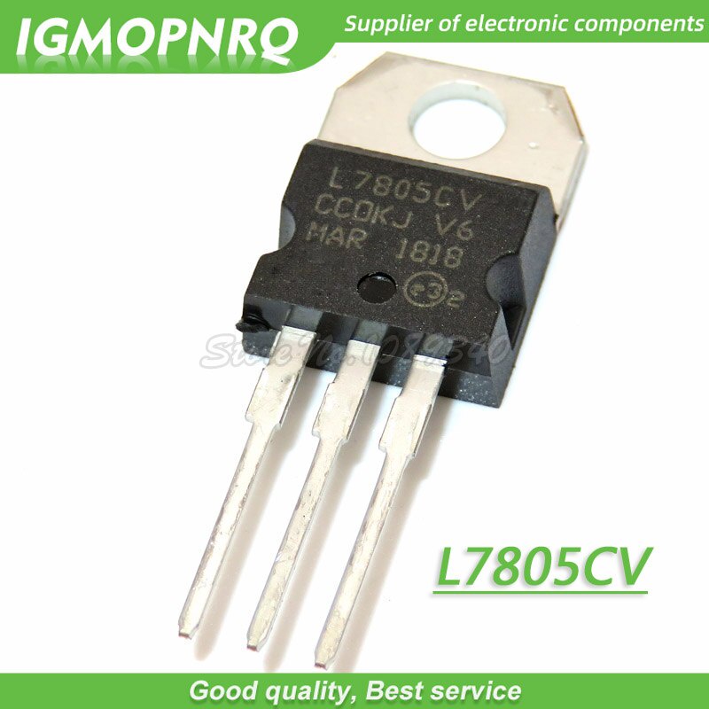 10pcs L7805cv L7805 7805 Three Terminal Transistor Voltage Regulator To 220 New Original