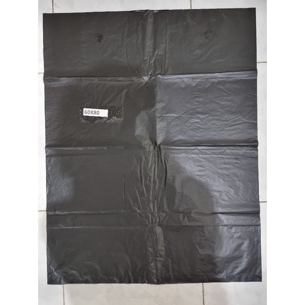 Repack 60x80 Black Plastic Trash Bag Contents 14 lbr | Shopee Philippines