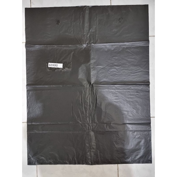 Repack 60x80 Black Plastic Trash Bag Contents 14 lbr Shopee Philippines