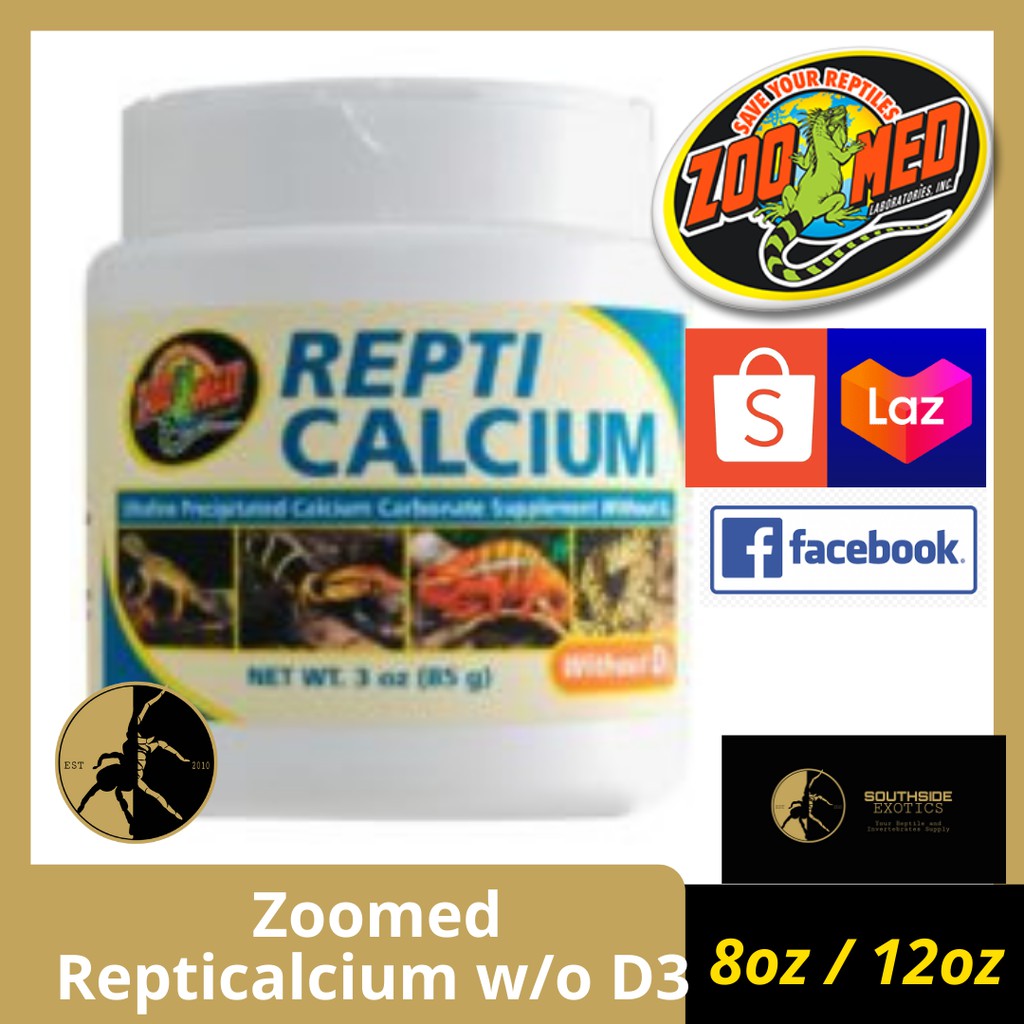 Zoo Med Repti Calcium with Out D3 3oz / 8oz / 12 oz Shopee Philippines