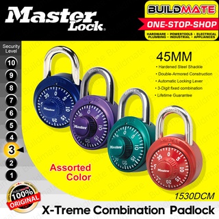 Masterlock 1533EURD Stainless Steel Fixed Dial Combination 38mm Padlock 