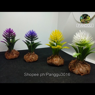 [BP]Aquarium Decoration Artificial Plant Bee Flower Add to Kwe Kwe panggu #1