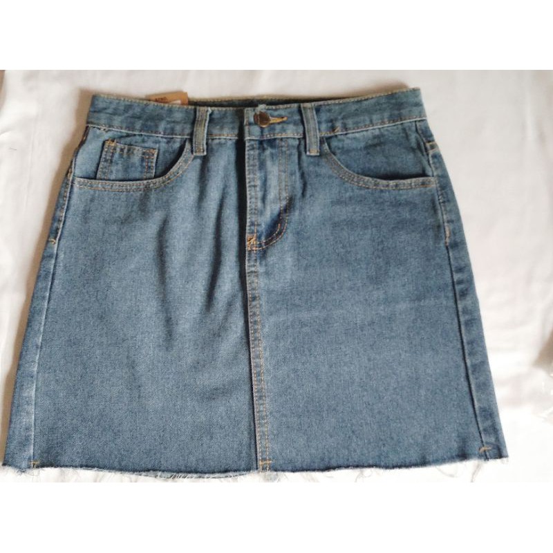 korean denim skirt (only 1 stock) | Shopee Philippines
