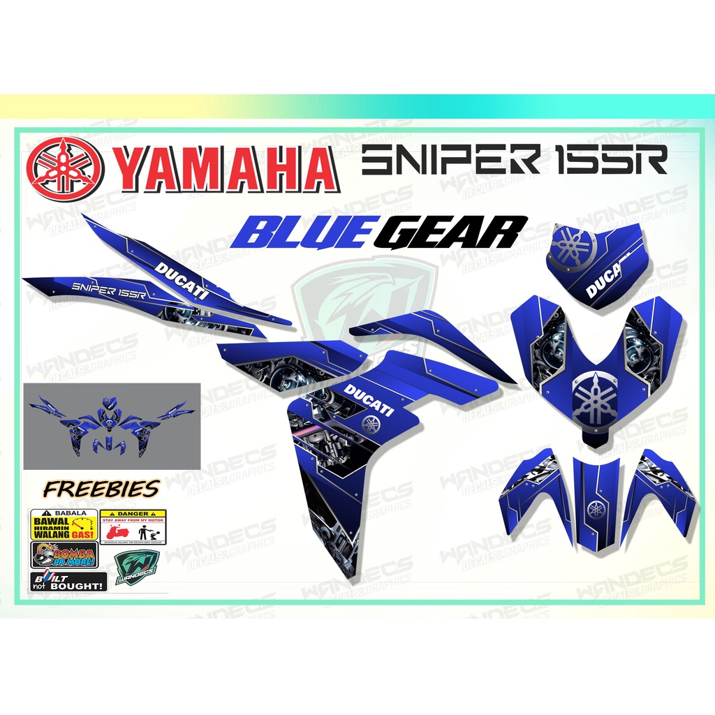 Yamaha Sniper 155 VVA Decals - Wandecs Gear Design | Shopee Philippines