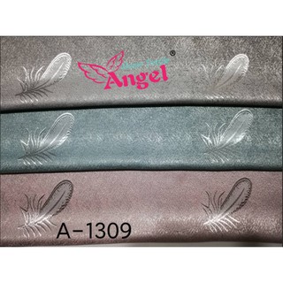 Feather Print semi-blackout curtains a-1309 #4