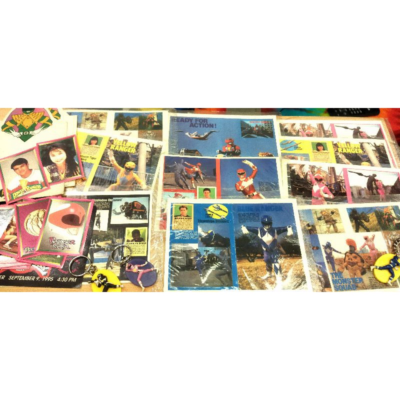 1994 MIGHTY MORPHIN' POWER RANGERS STICKERS Shopee Philippines