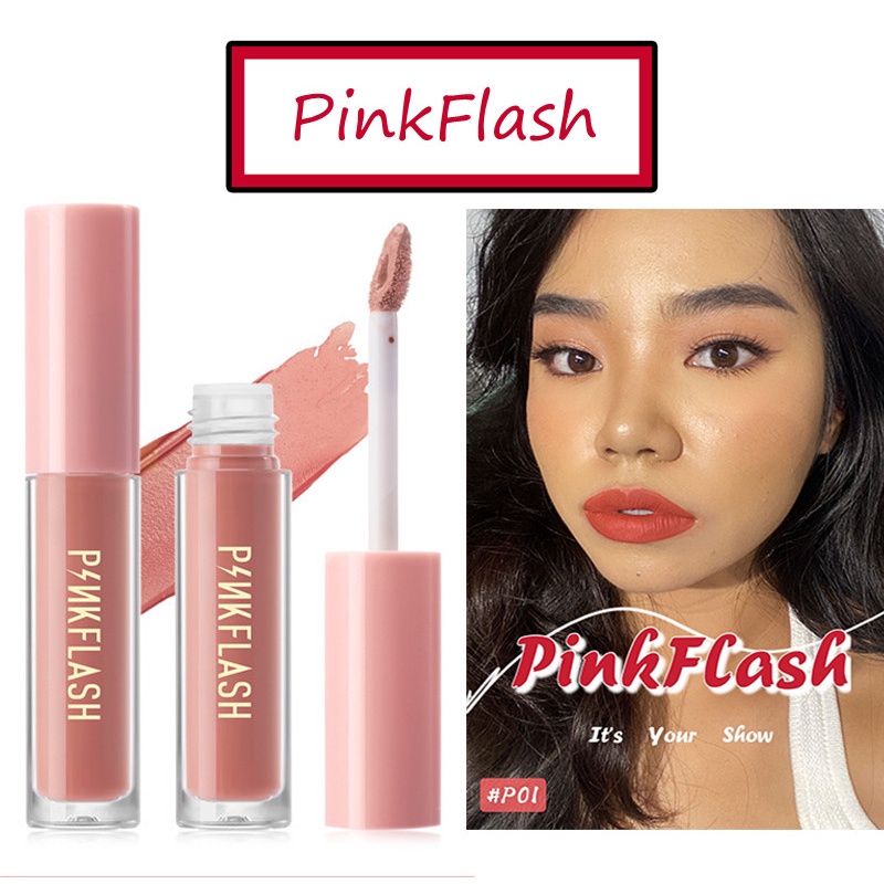 PINKFLASH Liquid Lipstick liptint Soft Matte Moisturising Long Gift ...