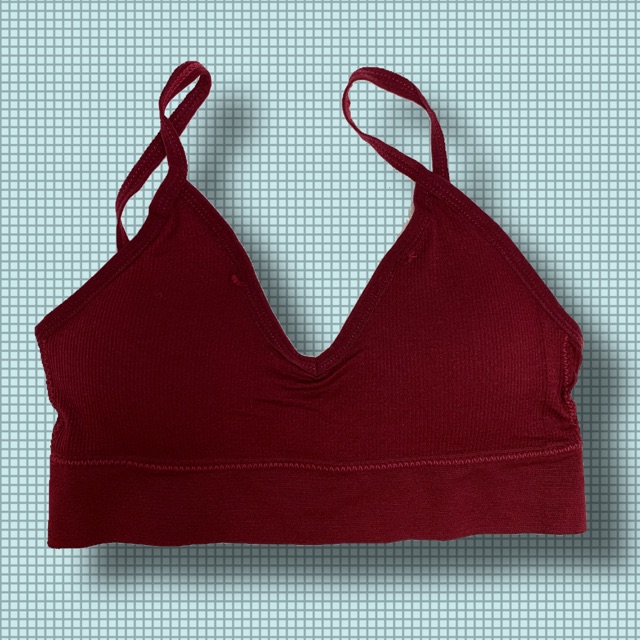 bralette maroon