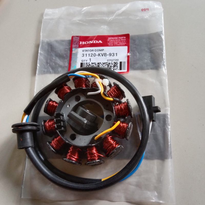 Spull Stator Assy Honda Vario 110 Carbu Shopee Philippines