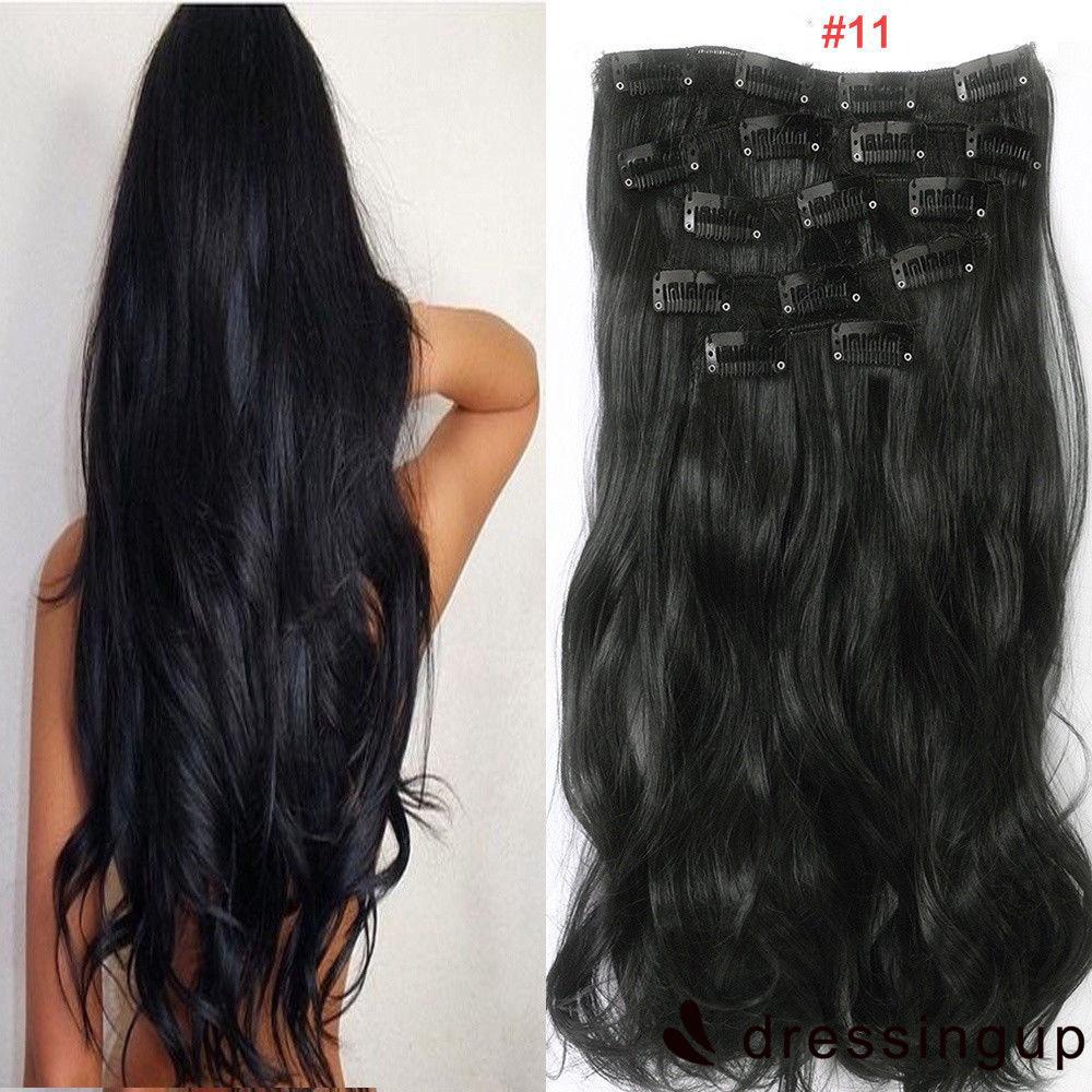 DSEFashion Super Thin Invisible Seamless Hair Extensions Shopee Philippines