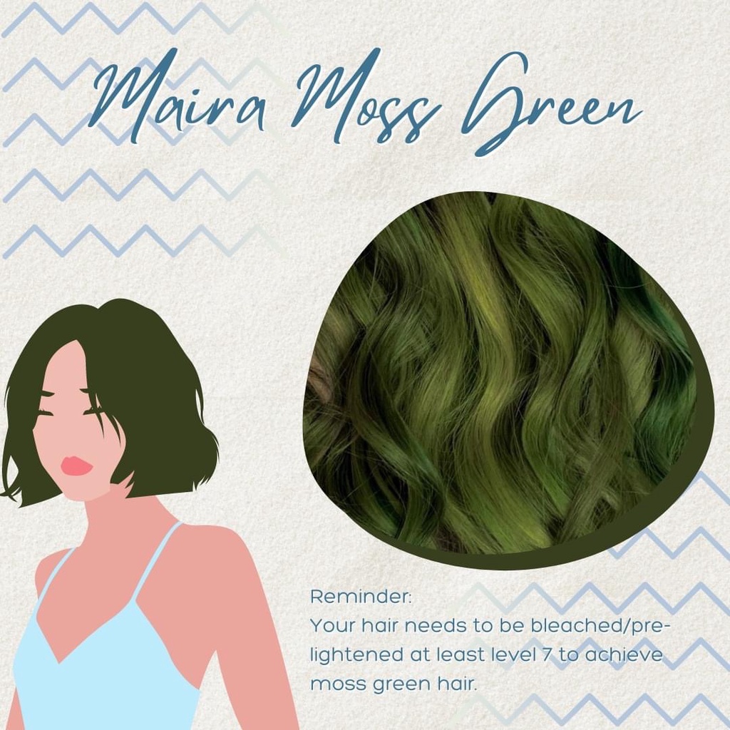 Mermaid Soul Hair dye conditioner [MOSS GREEN] 100ml | Shopee Philippines