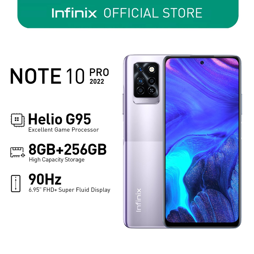 Infinix Note 10 PRO 8GB 256GB G95 Chipset 1 Year Local Warranty