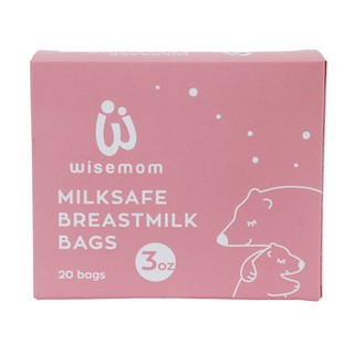Babymama - Wisemom - Milksafe Breastmilk Bags - 3oz 20's