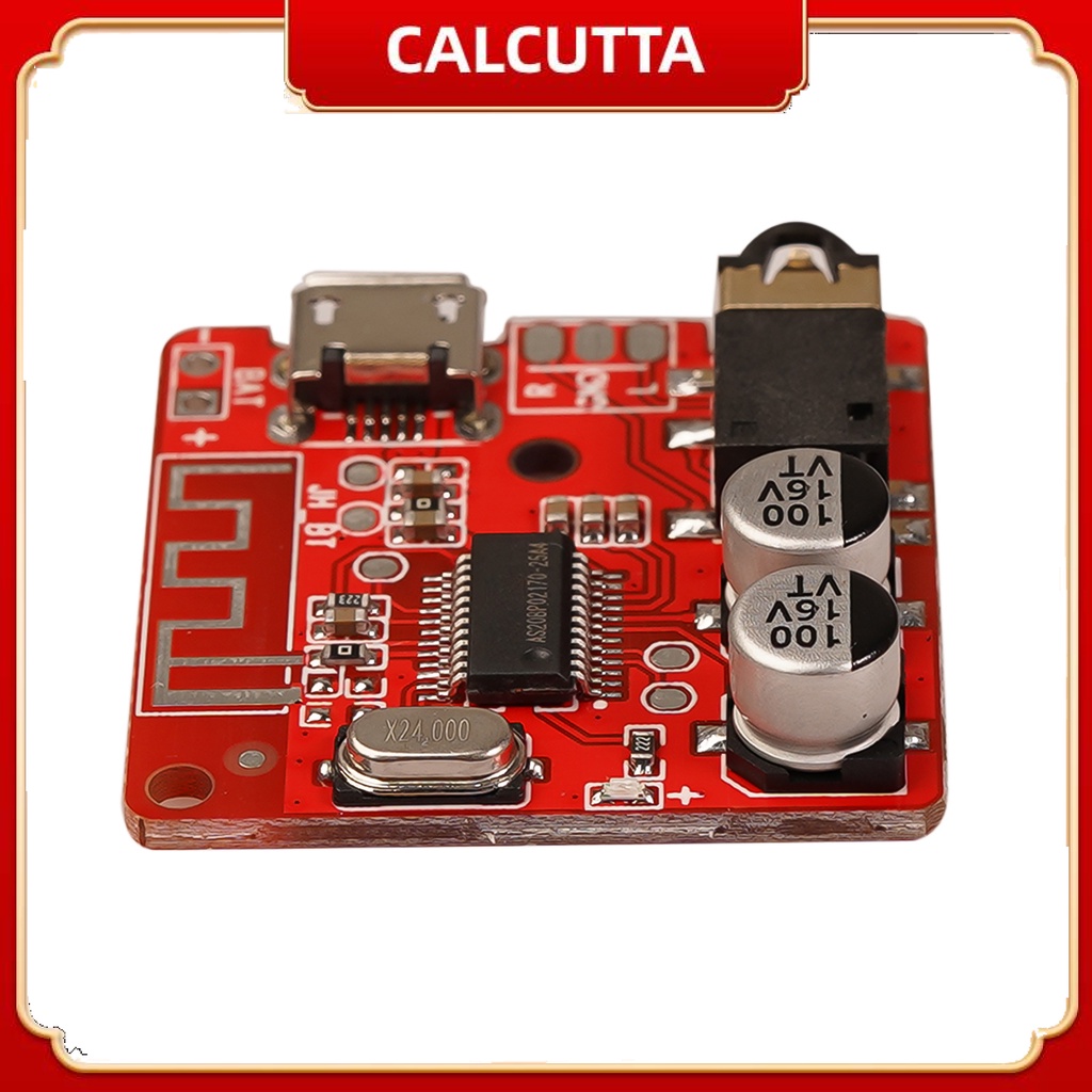 calcutta DIY Car Bluetooth Audio Receiver 5.0 Stereo Music 3.5mm