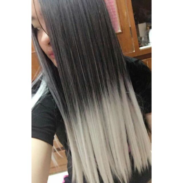 Grey Ombre Human Hair Extension