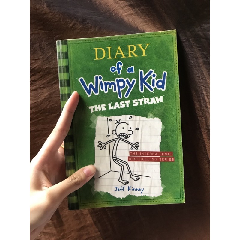 Diary Of A Wimpy Kid The Last Straw By Jeff Kinney International Bestseller Shopee Philippines