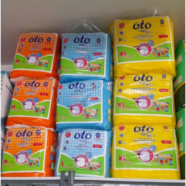 Oto Adult Pull Ups Diaper 8's Shopee Philippines