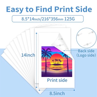 HTVRONT Sublimation Paper,8.5x14 Inch - 120 Sheets Easy to Transfer Sublimation Paper for T-shirts, Tumblers, Mugs #3