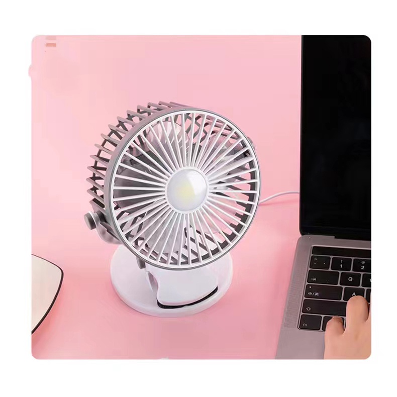 Mini Electric Fan Brushless Rechargeable Fan Portable Clip Fan Desk Fan  Electric with light 2027 | Shopee Philippines