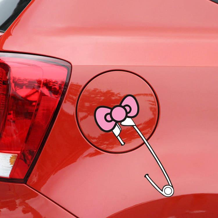 hello kitty hood decal