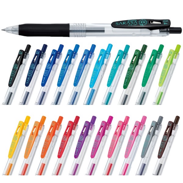 Zebra Japan Sarasa Clip Retractable Gel Pen 0.3 JJH15 / 0.5 JJ15 ...