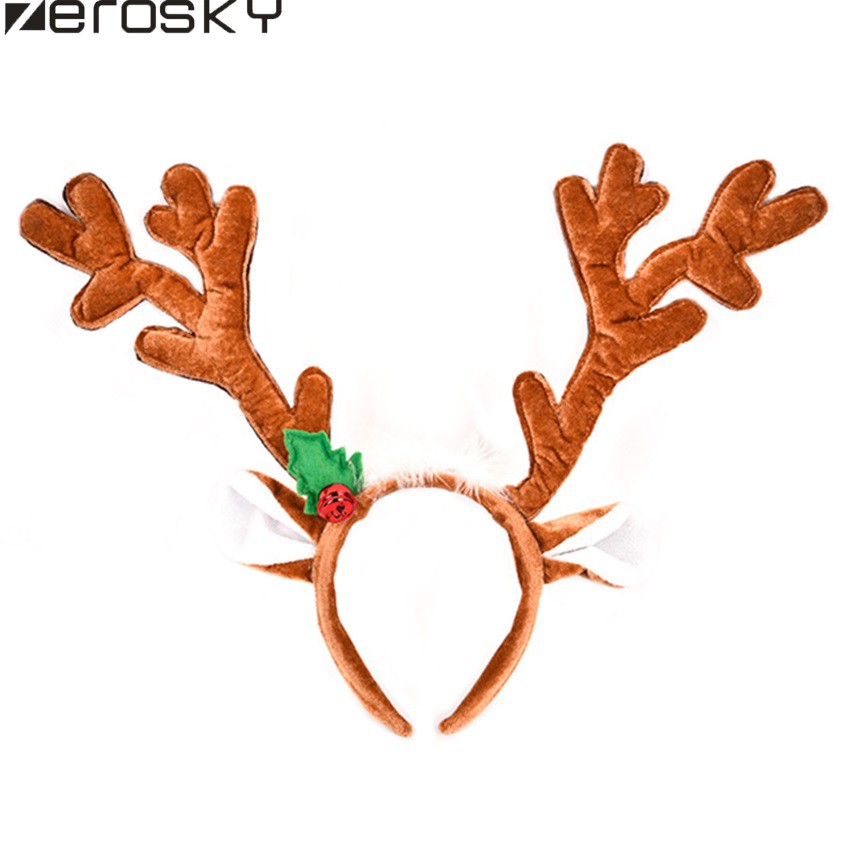 wire reindeer antler headband