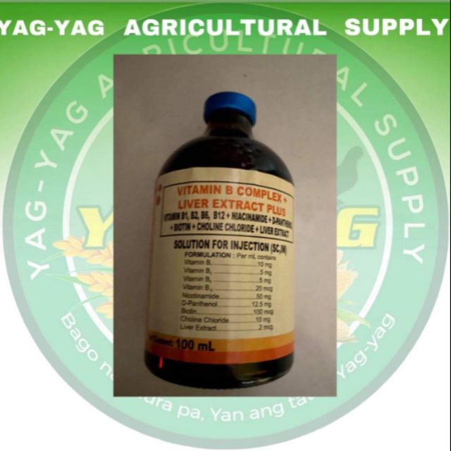 Vitamin B Complex + Liver Extract Plus 100mL Shopee Philippines