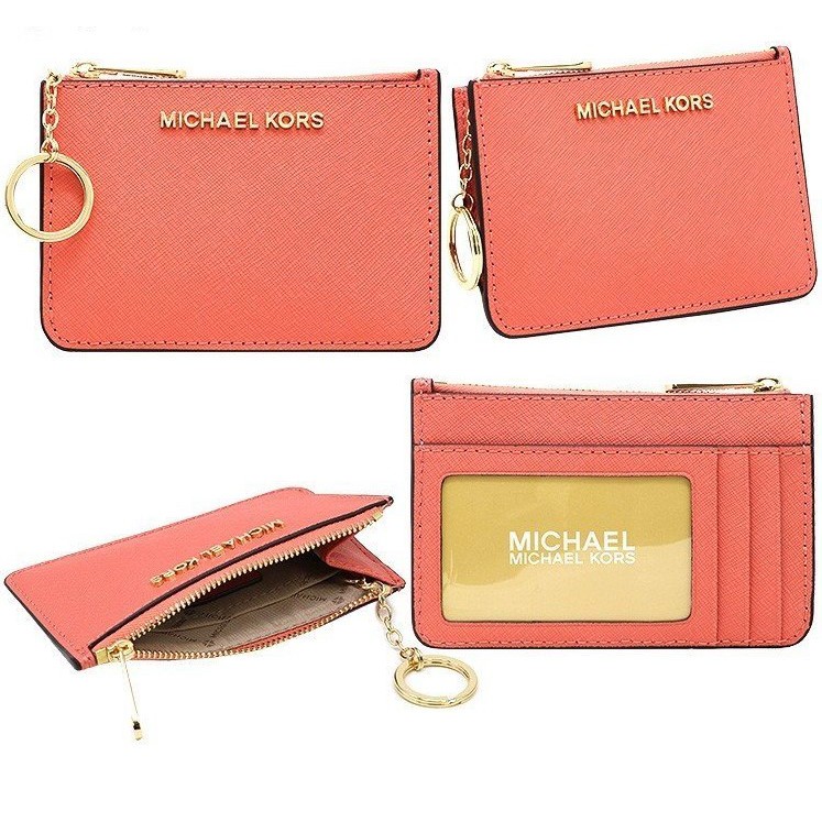 SALE!!! Michael Kors Jet Set Travel Coin Pouch/Wallet with Key Ring |  Shopee Philippines