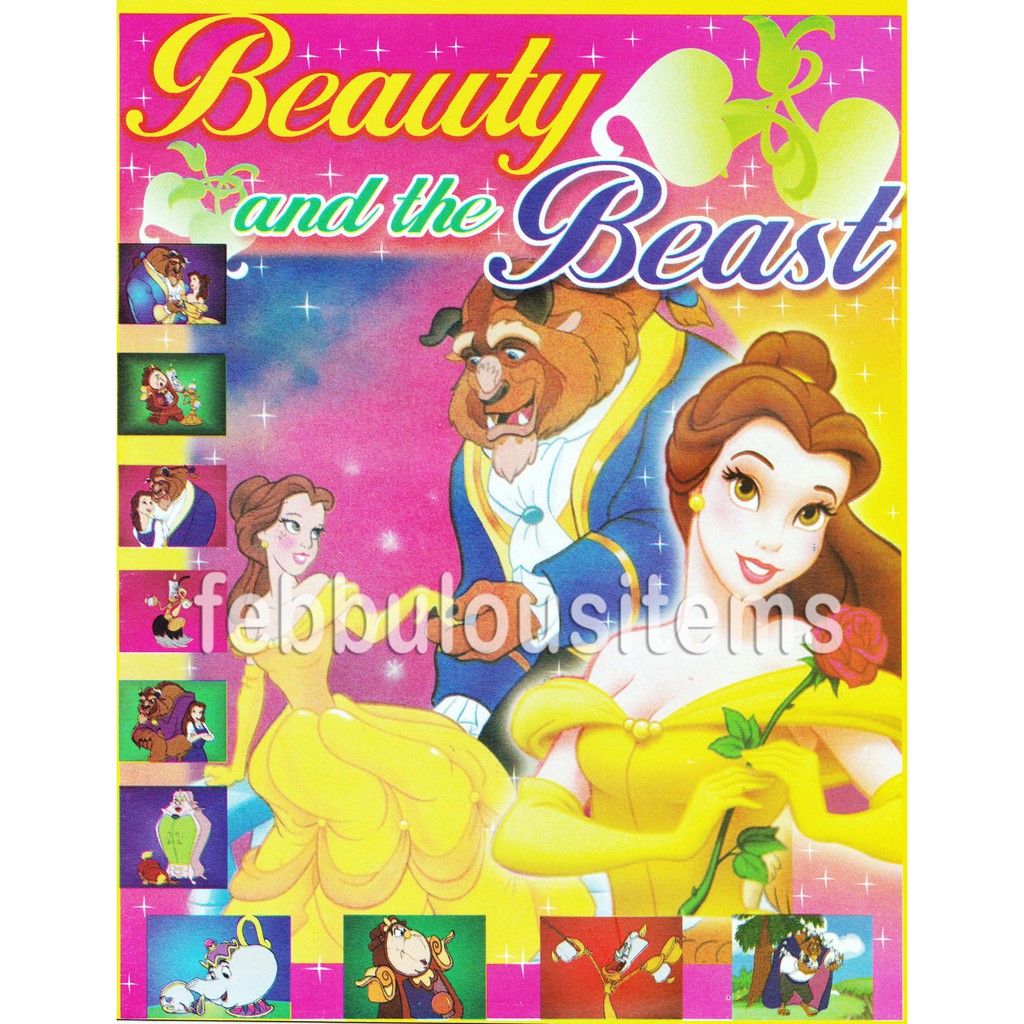 Story Book / Coloring Book English Tagalog ( Beauty and the Beast
