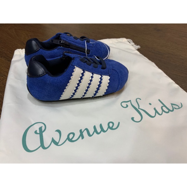 Avenue Kids Zipper Sneakers Suede Rubber Baby Boy Toddler Shoes Outfit