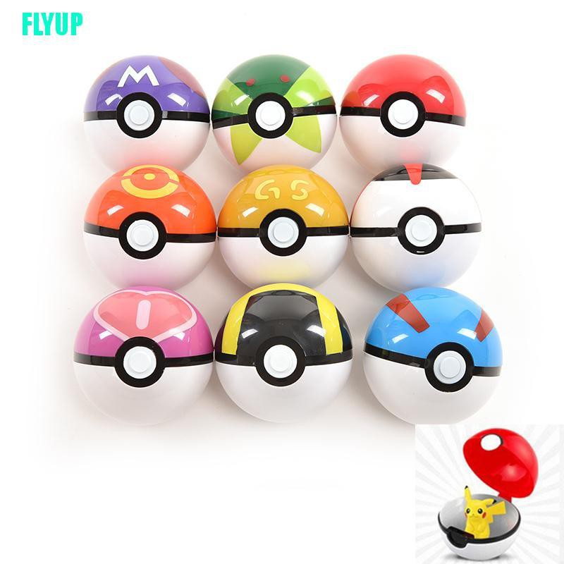 FLYUP 1 X Action Anime Figures Balls for Pokemon Plastic Super Ball