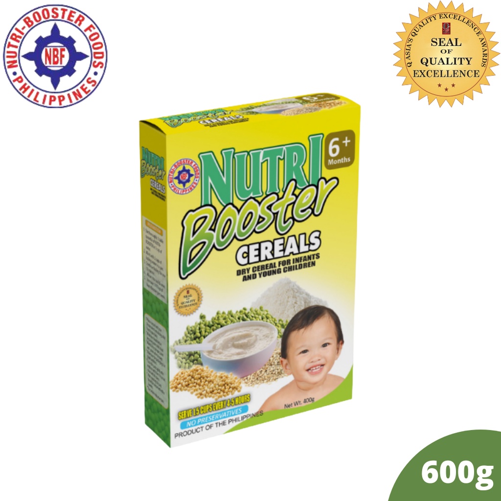 NUTRI BOOSTER CEREAL 600Grams BABY PORRIDGE, PUREE & CEREAL FOOD PICKY EATER & WEIGHT GAIN SUGAR FRE