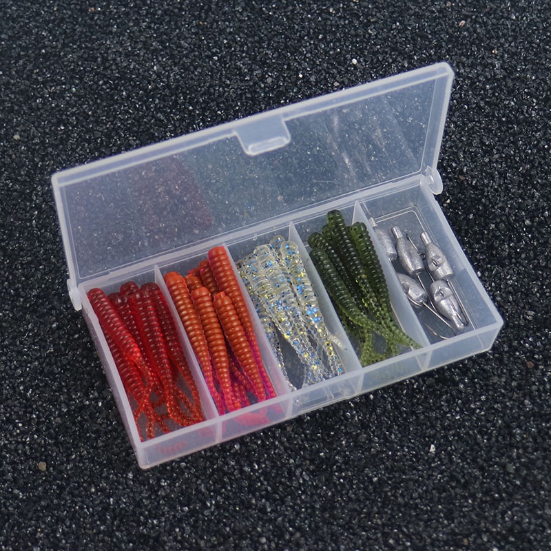 HISTOLURE 40Pcs Fishing Lure 4cm 0.35g AJING Needle tail Soft Lure