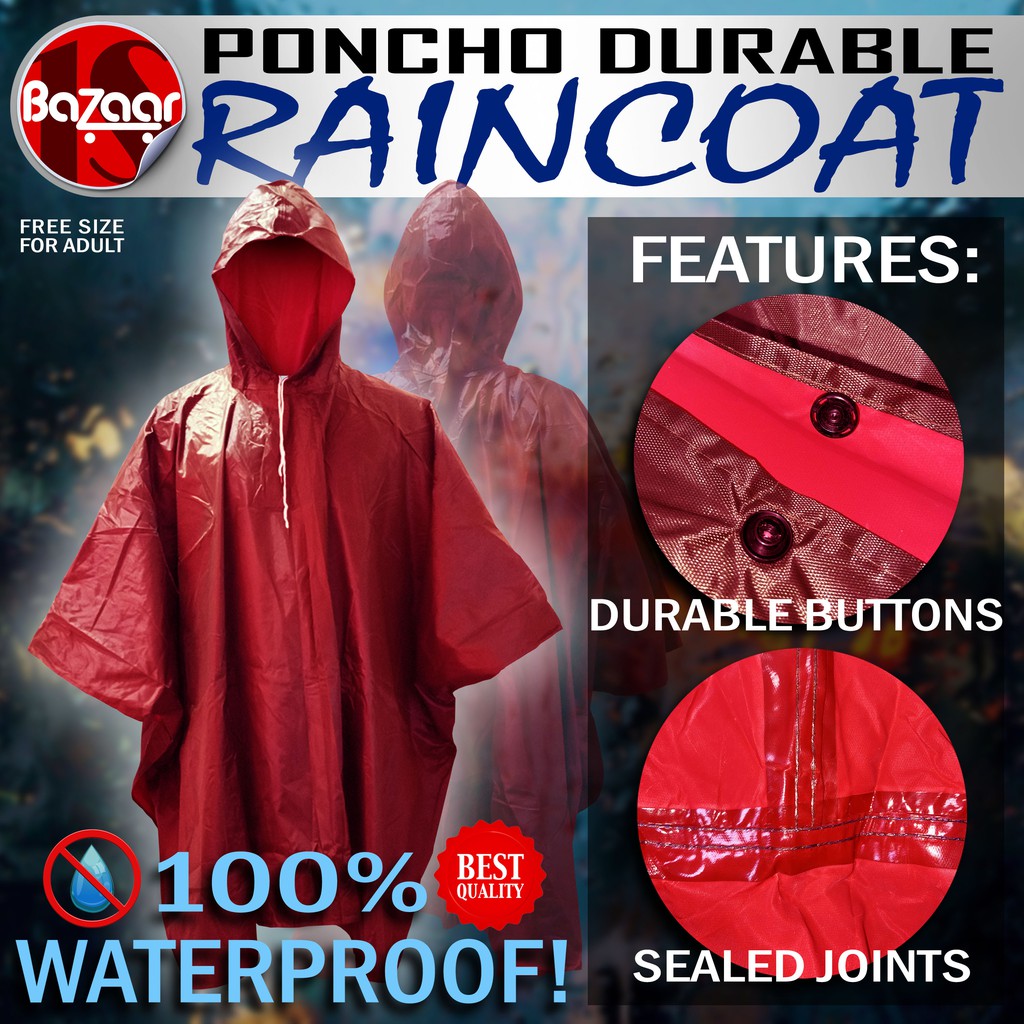 Best Quality Motorcycle RAINCOAT / KAPOTE cheapest price PONCHO type ...