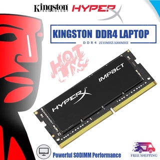 Ready Stock Kingston Hyperx Impact Laptop DDR4 RAM 4GB 8GB 16GB 2133Mhz 2400Mhz 2666Mhz 3200Mhz SOIDMM 1.2V PC4 Memory
